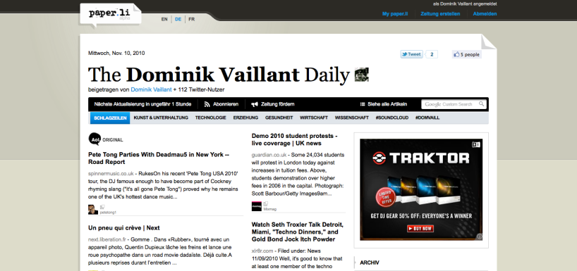 The Dominik Vaillant Daily 